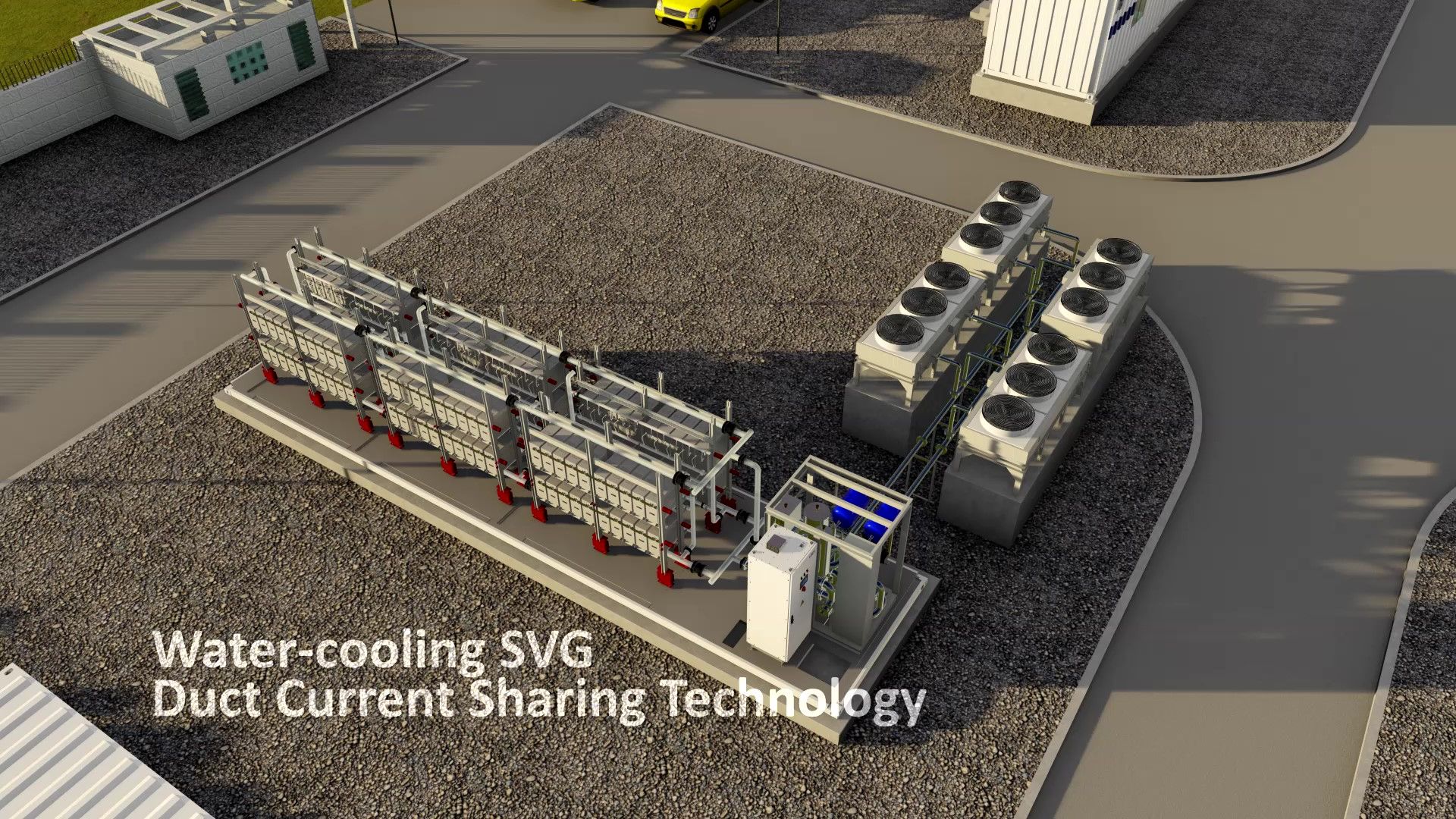 Sinopak 3kV Outdoor Water Cooled SVG for City Substation